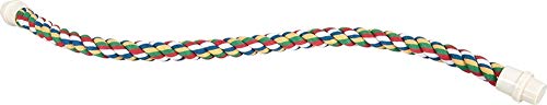 JW Pet Comfy Perch For Birds Flexible Multi-color Rope, Small - 14" Length