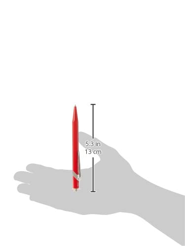 CREATIVE ART MATERIALS Caran D'ache Ballpoint Pen, Metal Red (849.070) - Image 4
