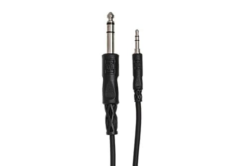 Hosa CMS-110 3.5 mm TRS to 1/4" TRS Stereo Interconnect Cable, 10 Feet - Image 3