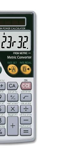 Sharp El344rb Metric Conversion Wallet Calculator, 10-Digit Lcd - Image 3
