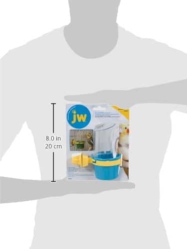 JW Pet Bird Cage Clean Cup Feeder & Water Cup Bird Accessory, Medium (Assorted Colors) - Image 4