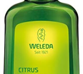 Weleda Refreshing Citrus Body Oil, 3.4 Fluid Ounce, Plant Rich Body Oil with Lemon Peel an