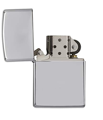 Zippo 250 Classic High Polish Chrome Pocket Lighter - Image 4