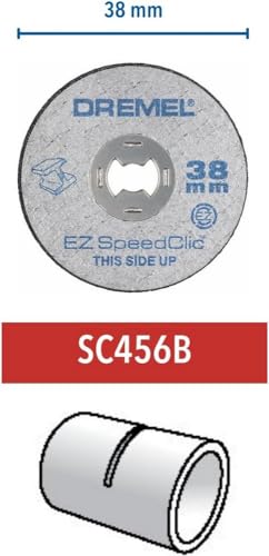 Dremel 456B EZ SpeedClic Cutting Wheels Accessory Set with 12 Metal Saw Cutting Discs for - Image 2