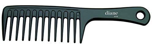 Diane Extra Wide Tooth Shampoo Comb - Ionic, Anti-Static Detangler Tool, Use on Wet or Dam