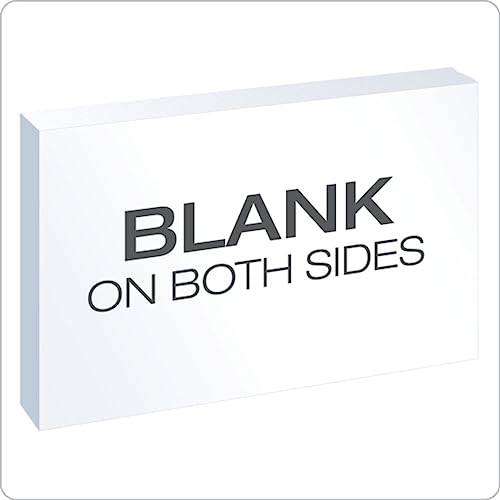 Oxford Blank Index Cards, 4" x 6", White, 100/Pack - Image 2