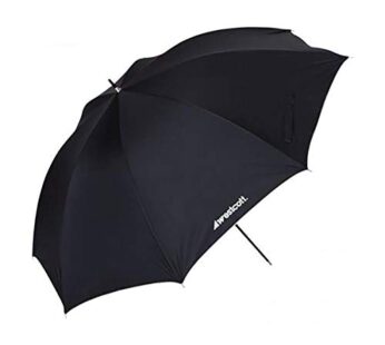 Westcott 2016 45-Inch Optical White Satin with Removable Black Cover Umbrella