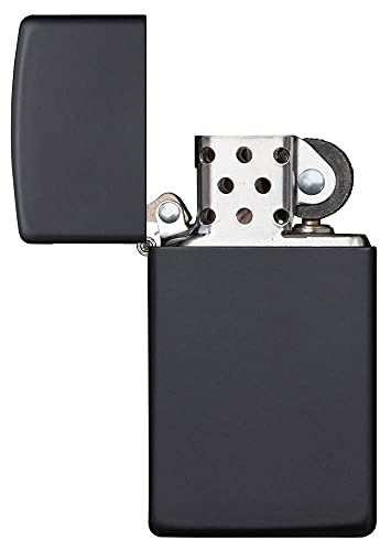 Zippo Slim Black Matte Pocket Lighter - Image 4