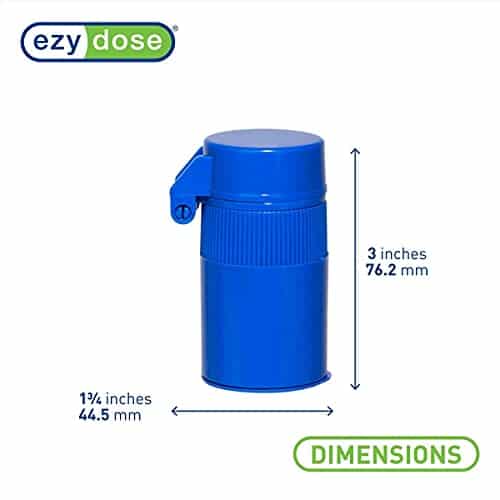 EZY DOSE 3 Compartment Pill Crusher, Cutter and Grinder, Daily Usage, Safely Cut Pills, Vi - Image 3