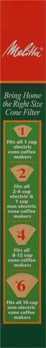 Melitta #2 Cone Coffee Filters, Natural Brown, 40 Count - Image 11