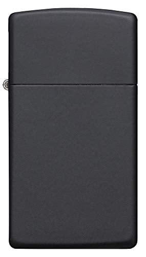 Zippo Slim Black Matte Pocket Lighter - Image 2