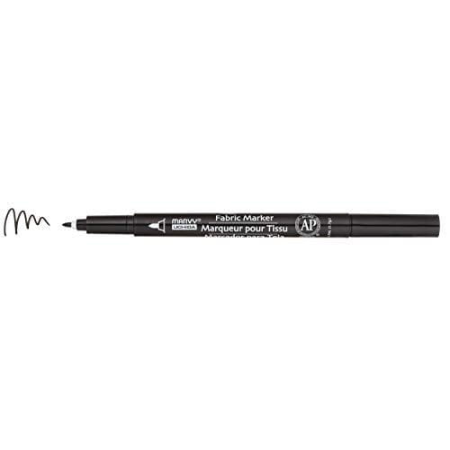 Uchida 522-C-1 Marvy Fine Point Fabric Marker, Black - Image 2
