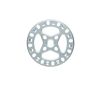 KitchenCraft Gas Ring Reducer Trivet, Galvanised Iron, 12 cm, Silver