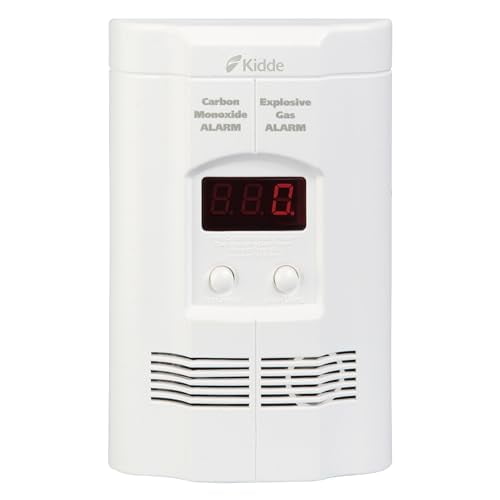 Kidde Carbon Monoxide Detector, Propane, Natural, Methane, & Explosive Gas Alarm, Plug-In