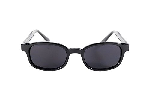 Pacific Coast Original KD's Biker Sunglasses (Black Frame/Dark Grey Lens) - Image 9