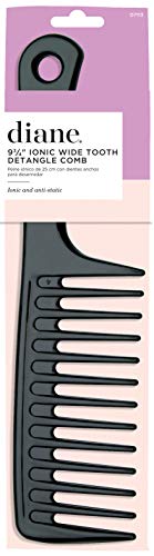 Diane Extra Wide Tooth Shampoo Comb - Ionic, Anti-Static Detangler Tool, Use on Wet or Dam - Image 2