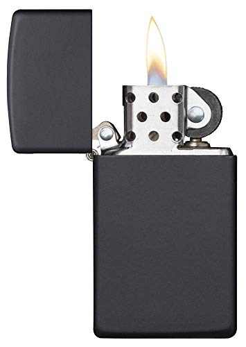 Zippo Slim Black Matte Pocket Lighter - Image 3