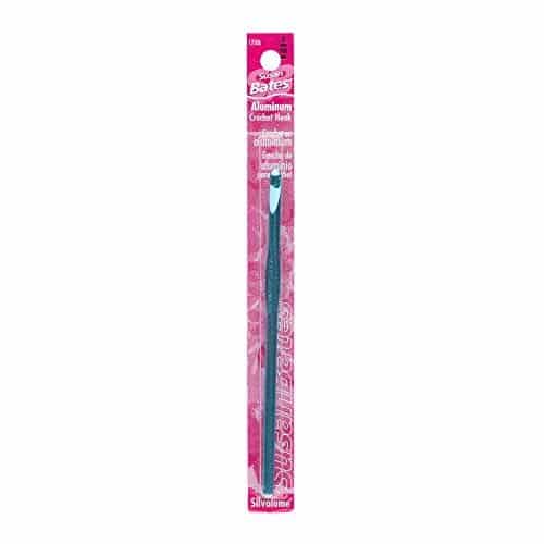 Susan Bates Silvalume Aluminum Crochet Hook 5-1/2" Size H 8 -Turquoise - Image 4