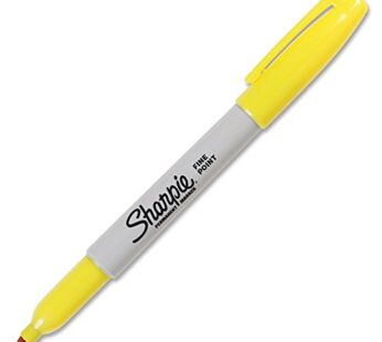 SHARPIE Fine Point Permanent Markers, Yellow, 1 Count