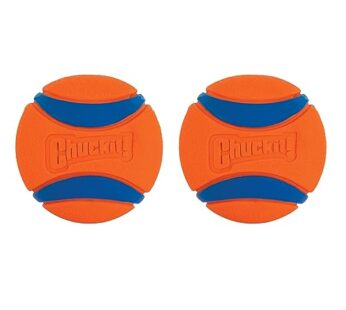 Chuckit! Ultra Ball Dog Toy, Medium (2.5 Inch Diameter) Pack of 2, for breeds 20-60 lbs