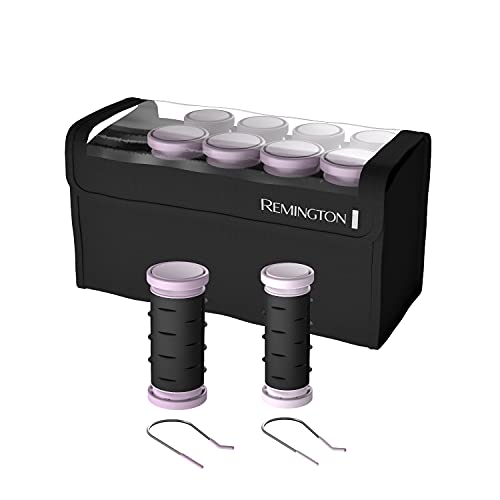 Remington Compact Ceramic Dual Voltage Hair Setter & Rollers, 1-1 ?" Purple/Black, 10 Piec