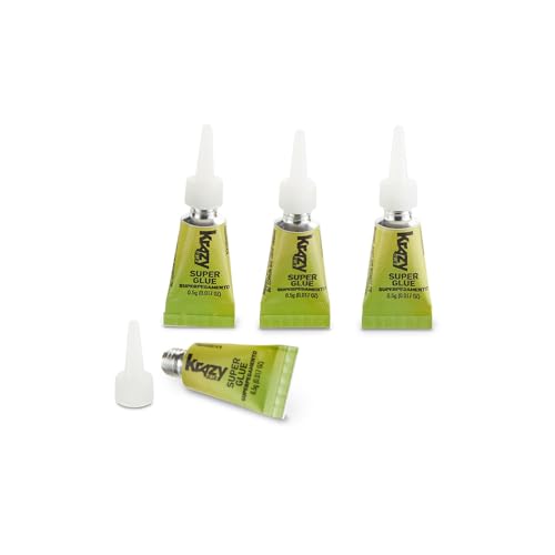 Krazy Glue, All Purpose Super Glue, Fine Tip, Singles (0.5g), 4 Count - Image 2