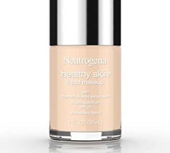 Neutrogena Healthy Skin Liquid Makeup Foundation, Broad Spectrum SPF 20 Sunscreen, Lightwe