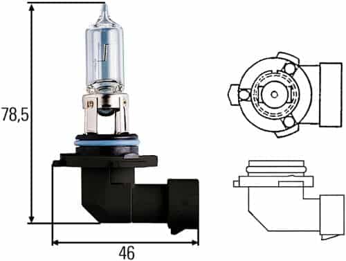 HELLA 9005 100W High Wattage Bulb, 12V - Image 2
