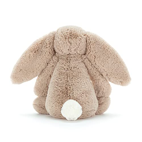 Jellycat Bashful Beige Bunny Stuffed Animal, Medium, 12 inches - Image 4