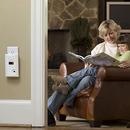 Kidde Carbon Monoxide Detector, Plug In Wall with 9-Volt Battery Backup, Digital LED Displ - Image 5