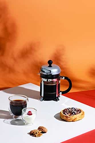 Bodum 17oz Chambord French Press Coffee Maker, High-Heat Borosilicate Glass, Polished Stai - Image 5