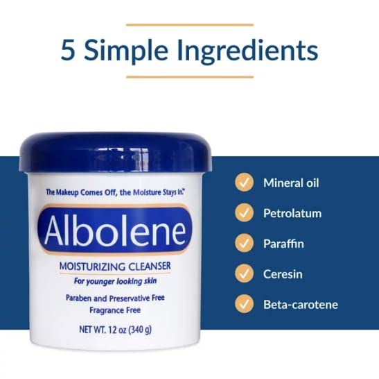 DSE Albolene Moisturizing Cleanser, Unscented, 12 Fluid Ounce - Image 4