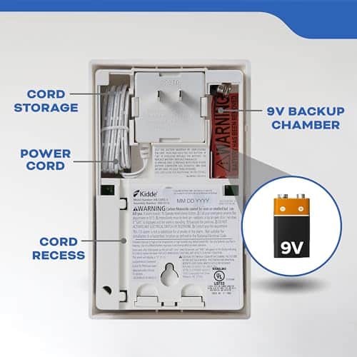 Kidde Carbon Monoxide Detector, Propane, Natural, Methane, & Explosive Gas Alarm, Plug-In - Image 9