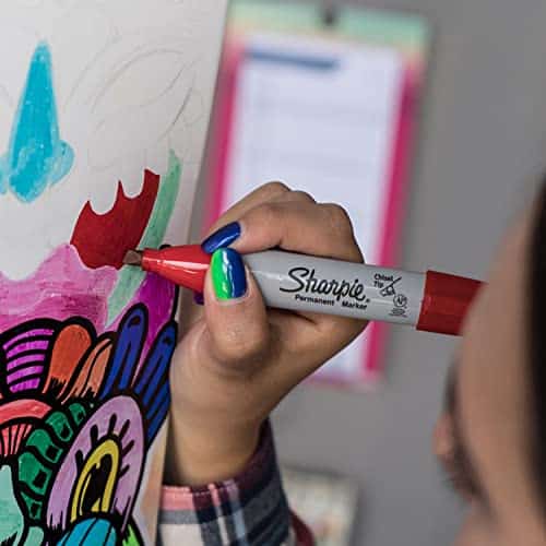 SHARPIE Permanent Markers, Chisel Tip, Classic Colors, 4 Count - Image 6