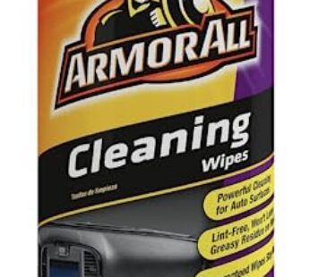 Armor All Car Interior Cleaner Wipes, Car Interior Cleaning Wipes for Dirt and Dust in Car