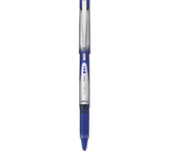 PILOT VBall Grip Liquid Ink Rolling Ball Stick Pens, Fine Point, Blue Ink, 12-Pack (35571)