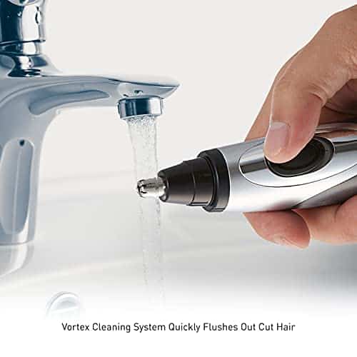 Panasonic ER430K Nose, Ear and Facial Hair Trimmer Wet/Dry with Vacuum Cleaning System - Image 9