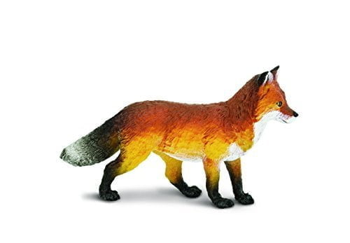 Safari Ltd. Red Fox Figurine - Detailed 3.5" Plastic Model Figure - Fun Educational Play T