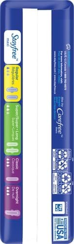 Stayfree Reg Maxi Pad c Size, 24 Count (Pack of 1), Regular - Image 10