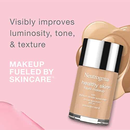 Neutrogena Healthy Skin Liquid Makeup Foundation, Broad Spectrum SPF 20 Sunscreen, Lightwe - Image 2