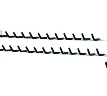 ClosetMaid Epoxy coated steel 8051 Tie and Belt Rack, White, 3.5