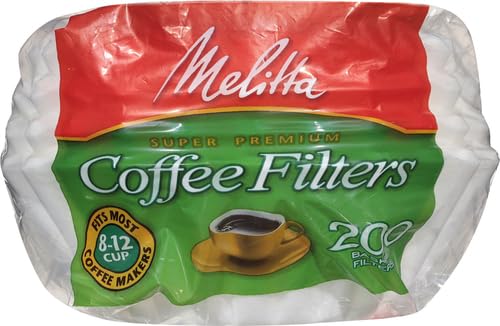 Melitta Basket Coffee Filters, White for 8-12 Cup , 200 ct - Image 2