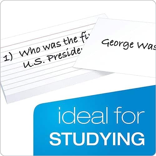 Oxford Ruled Index Cards, 3" x 5", White, 100-Pack (31) - Image 9