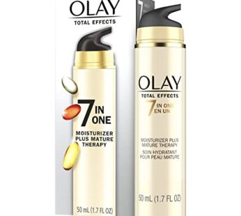 Olay Total Effects 7-In-1 Face Moisturizer Plus Mature Therapy, Beige, 1.7 Fl Oz