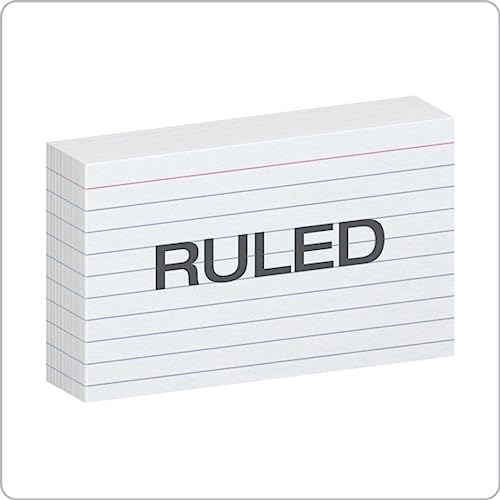 Oxford Ruled Index Cards, 3" x 5", White, 100-Pack (31) - Image 8
