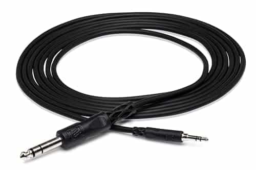 Hosa CMS-110 3.5 mm TRS to 1/4" TRS Stereo Interconnect Cable, 10 Feet - Image 4