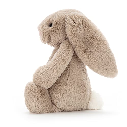 Jellycat Bashful Beige Bunny Stuffed Animal, Medium, 12 inches - Image 3