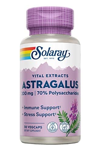 Solaray Astragalus Extract, 200mg, 30 Count