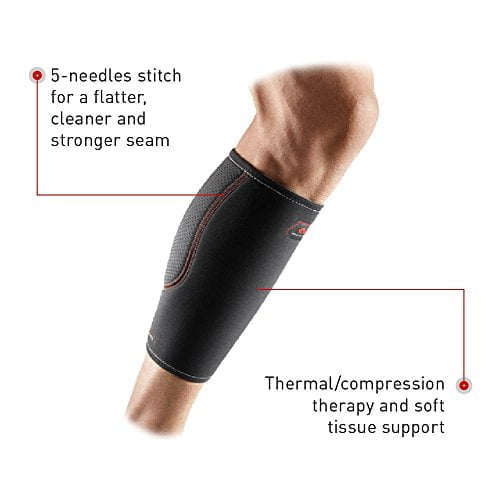 McDavid Calf Compression Sleeve, Light Support for Left or Right Leg, Helps Provide Relief - Image 4