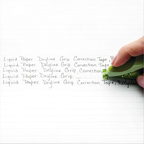 Paper Mate Liquid Paper DryLine Grip Correction Tape, Recycled, 2 Count - Image 3